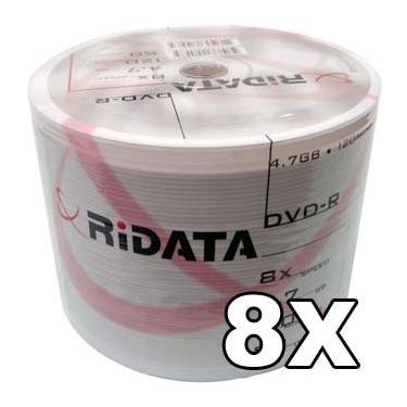 Imagem de Mídia Dvd-r Ridata 4.7gb Printable Original - Pino Com 50