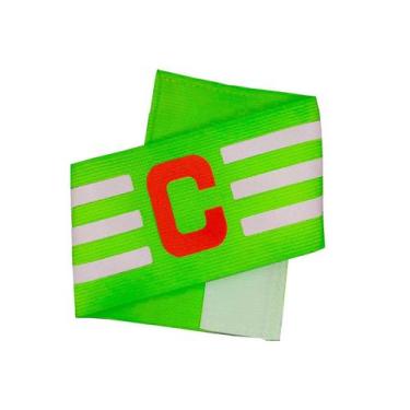 Imagem de Faixa de Capitão Braçadeira Elástica Ajustável - Estilo Boleiro, Verde