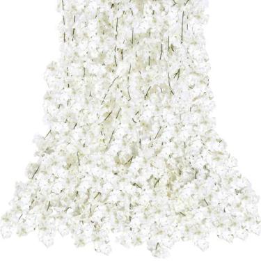 Imagem de Garland de flor de cerejeira artificial Sggvecsy White 1,8 m, pacote c