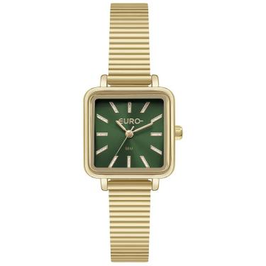 Imagem de Relógio Euro Feminino Ref: Eu2035yzt/4v Casual Retangular Dourado