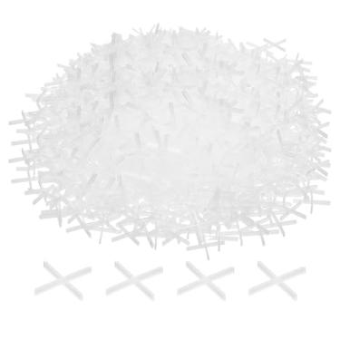 Imagem de Generic 1000 peças espaçadores de azulejo 1 mm plástico rígido cruz azulejos nivelador espaçador instalação clipes de espaçamento de cerâmica para chão de parede