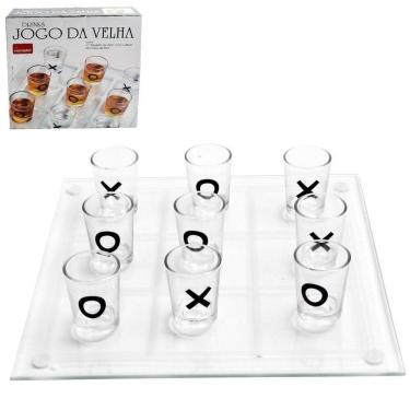 Imagem de Jogo da Velha 10 Peças Drinks Shot com Tabuleiro