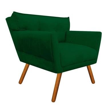 Imagem de Kit 02 Poltronas Anitta Suede Verde