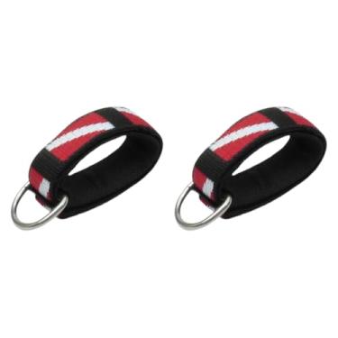 Imagem de Deevoka 2 peças pulseiras de mergulho com snorkel pulseira confortável universal equipamento subaquático para lanterna, 1 Inch Width