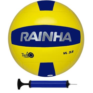 Imagem de Bola De Vôlei Rainha Vl 3.5 Oficial + Bomba De Ar 