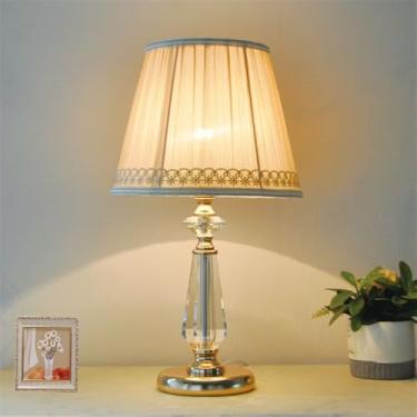 Imagem de Luminária de mesa contemporânea de cristal LED, estilo moderno e criativo, para sala de estar, escritório, casa de campo, hotel, quarto ou mesa de cabeceira (Estilo 22)
