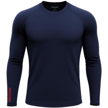 Imagem de Camisa Uv 50+ Protecao solar Manga longa Tempestal, Azul, GG