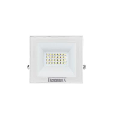 Imagem de Refletor Tr Led 30w Slim Branco - Taschibra 6500k (branca)