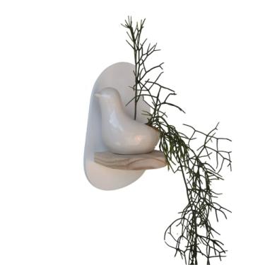 Imagem de Prateleira Orgânica Colorida Decorativa de Parede Coleção Cottagecore - 25x15x11cm - Organic2 Cor:BRANCO;Tamanho:25X15X1