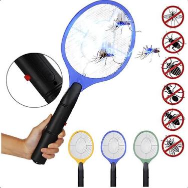 Imagem de Raquete Bivolt Mata Dengue Insetos Recarregável Original - LIPPIN