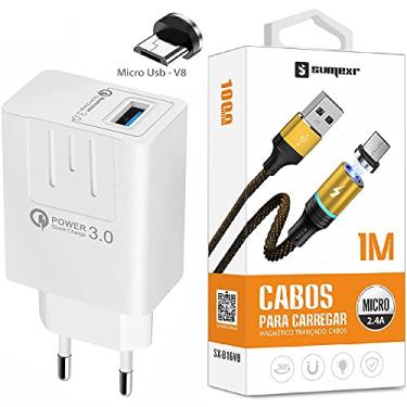 Imagem de Carregador Turbo + Cabo Magnético P/Celulares Lg G5 K9 K10