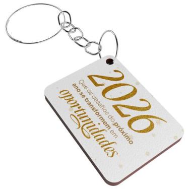 Imagem de Chaveiro Feliz Ano Novo  Lembrancinha Decorativa - R9 Decor, Modelo 3,