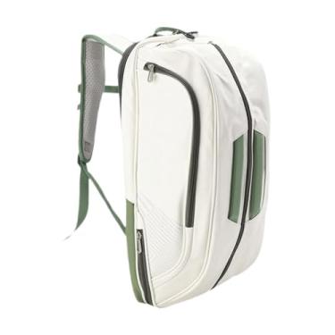 Imagem de Aymzbd Mochila de Badminton Rackets para Homens Mulheres PUM FITUST ESTUDIO Backpack Backpack à Prova D'água Bolsa de Tênis Portátil Pickleball -Backpack Bac, Verde branco