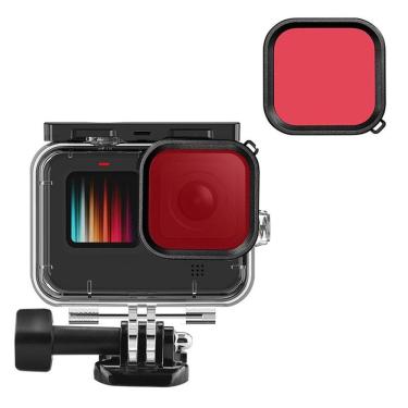 Imagem de Filtro Mergulho Vermelho para GoPro 9, 10 e 11 Black