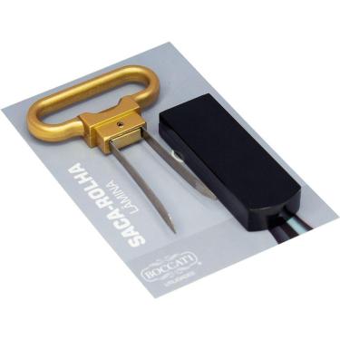 Imagem de Saca-rolha Boccati Duas Lâminas Pinça Gourmet Garrafa Vinho Cor:dourado