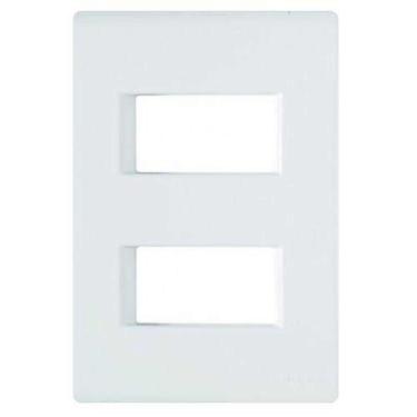 Imagem de Espelho 4x2 02 Módulos Afastados Branco - Linha Liz Tramontina