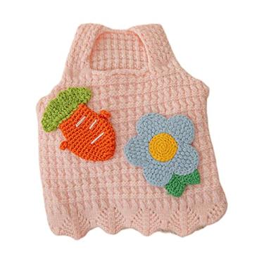 Imagem de Cavaco De Cachorro Pullover De Cachorro Autumn E Winter Dog Cartoon Tricotado Com Suéter De Suspensório De Gato Fofo Gato Malha De Calça De Caldo De Calça De Gato De Cachorro Caso De