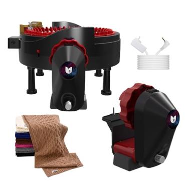 Imagem de Adaptador elétrico de máquina de tricô para máquina de tricô Addi 46, adaptador automático para máquina de crochê, acessórios de máquina de tricô, preto