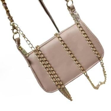 Imagem de Bolsa Feminina Crossbody Modelo Elegante ideal para o dia a dia na moda prática, complementa outfits casuais e semiformais(Caqui)