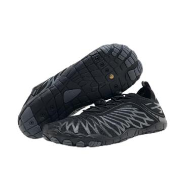 Imagem de BRONOIR Tênis SkinPro Grounding com plugue de cobre – Sapatos minimalistas de queda zero para homens e mulheres – respirável, leve, sola flexível – bico largo para movimento natural do pé, Preto, 7.5