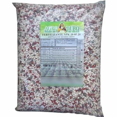 Imagem de Fertilizante Npk 20 05 20 - 5kg P/ Manutenção Do Seu Jardim - AGROADUB