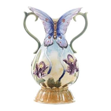 Imagem de Fxzqgnh Vaso em Formato de Jarro de Fazenda, Decorativo, Elegante para Sala de Estar, Estilo Fazenda, Centro de Mesa para Escritório, Vaso de Flores, Rústico, Style a, Tamanho real