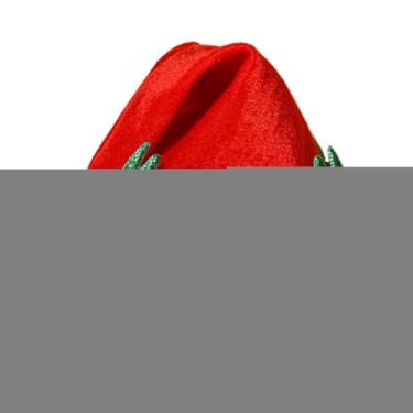 Imagem de Chapéu De Natal - Material Macio E Hipoalergênico Para Festas | Gorro Do Pai Natal Unissexo Para Feriados | Para Aniversários Feriados Ano Novo Mulheres Rapazes Raparigas Jovens E Adolescentes