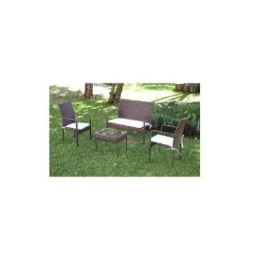 Imagem de Jogo Conjunto Namoradeira E Poltronas Varanda Sala Piscina - Sarah Móv