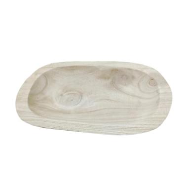 Imagem de YWJLQH Tigela oval de madeira para massa, criativa, estilo fazenda, multifuncional, para decoração de casa e cozinha, ideal para presentear.