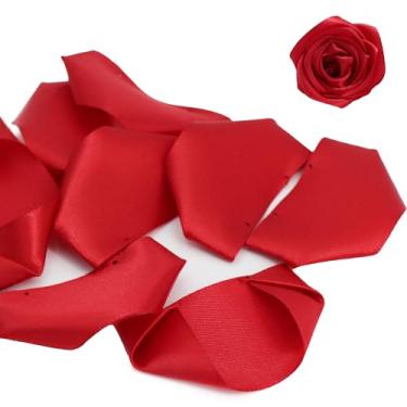 Imagem de Yardinys Pétalas de rosa vermelha, 200 peças, pré-fabricadas para rosas eternas, ramos para sempre, buquês de flores