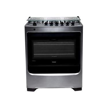 Imagem de Fogão Consul 6 Bocas Cor Inox com Botões Removíveis e Vidro Interno Vedado - CFS6NAR Bivolt