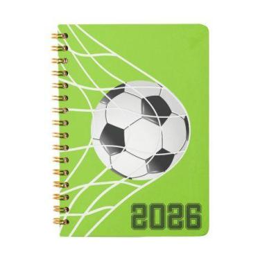 Imagem de Agenda Espiral Infantil Estampas Esportes 2026 168 Folhas - Rio Master