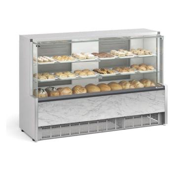 Imagem de Vitrine Neutra Gelopar Branca 1,75m Bivolt MPNA-175R