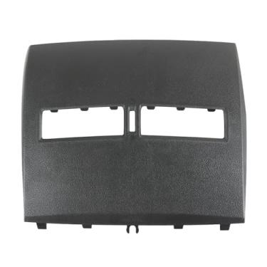 Imagem de RADHLBNIU Moldura de acabamento de ventilação frontal superior superior preta compatível com Nissan Versa 2007-2012 Moldura de acabamento de ventilação central substitui # 68414-ED50C 68414ED50C
