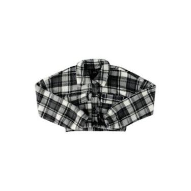 Imagem de Casaco Xadrez em Plush Juvenil Gloss-Feminino