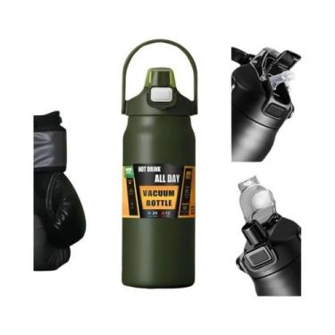 Imagem de Garrafa Térmica De Aço Inoxidável De Grande Capacidade 1.5L, Caneca Té