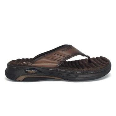 Imagem de Chinelo Pegada Masculino Couro com Amortecedor 134501-Masculino