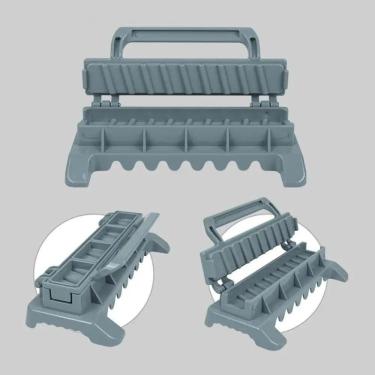 Imagem de Maquina Espetinho Kafta Kebab Forma Guia Carnes Vegetais Prensa Grande Forma Profissional Churrasco Portatil