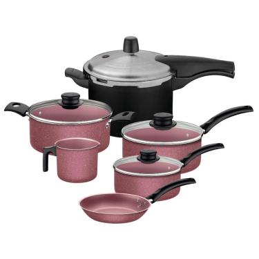 Imagem de Jogo De Panelas 6 Peças Com Panela Pressão Tramontina