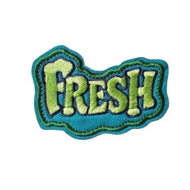 Imagem de The Original Fresh Graffiti Patch Hook and Loop Anos 90 Retrô 7 x 5 cm Emblema de Moral Bordado para Bolsa de Skate, Mochila Jeans Colete Jaqueta Hip Hop Streetwear Roupas Capacetes Divertido Estilo