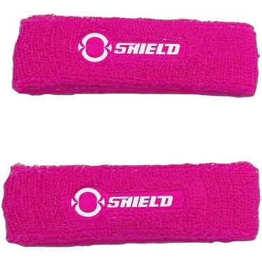 Imagem de O Shield Braçadeiras esportivas para futebol, faixas confortáveis para bíceps no antebraço, fornecidas com materiais absorventes e elásticos, tamanho único vendido por par