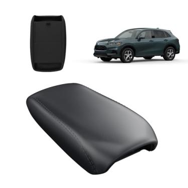 Imagem de ECOZEN Organizador oculto para apoio de braço 2026 HR-V - Capa de apoio de braço de console central de silicone com caixa de armazenamento oculta para acessórios Honda HRV 2023-2026 - Fácil de