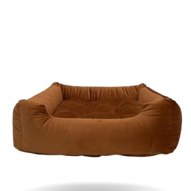 Imagem de Cama Pet Suede com Zíper – Ultra Macia, Antialérgica e Lavável | Para Gatos e Cães de Pequeno a Grande Porte | Enchimento Fibra Siliconada(Terracota,50X50)