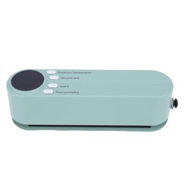 Imagem de GOWENIC Seladora a Vácuo Portátil 60Kpa Máquina Seladora de Alimentos Recarregável Totalmente Automática para Armazenamento de Frescor, Design Portátil, Uso Versátil, Bateria de 1200mAh (Verde)