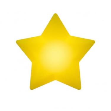 Imagem de Luminária Pendente Infantil Estrela – Iluminação Decorativa Bivolt, Ideal para Quarto Infantil e Ambientes Aconchegantes – Amarela