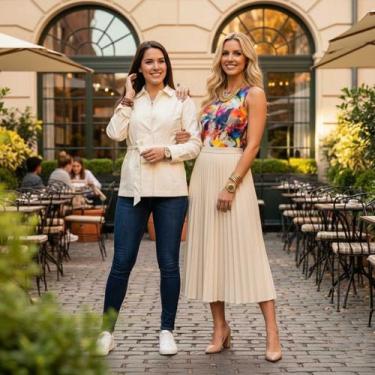 Imagem de Kit Feminino Body Lupo Loba Trend Regata + Casaco Trench Coat, P, Rosa