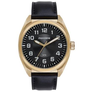 Imagem de Mondaine Relógio Masculino Preto Casual Pulseira Resistente
