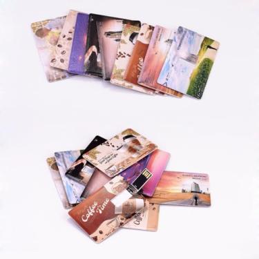 Imagem de Cartão de nome personalizado, pen drive USB, logotipo personalizado, cartões de crédito para negócios, brindes promocionais, eventos corporativos, materiais de marca, com embalagem personalizada