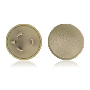 Imagem de SWQS Tampa de apoio de braço 2 peças para Chevy Tahoe Suburban GMC Yukon Cadillac Escalade 2007-2019, OEM de substituição 15279689/15279690, assento traseiro esquerdo ou direito descanso de braço