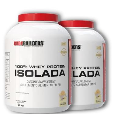 Imagem de Kit 2x Whey Protein 100% Isolada Baunilha 2kg - Bodybuilders